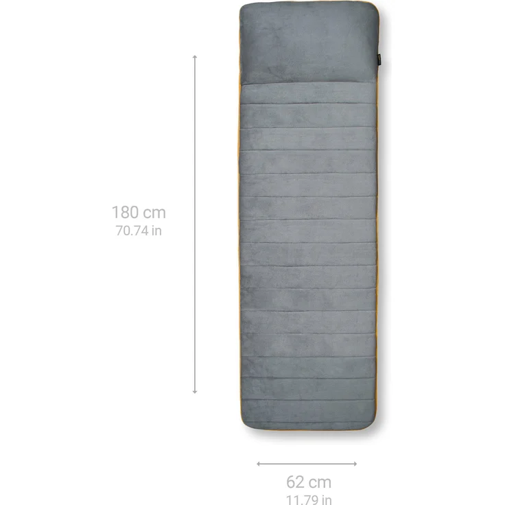 medisana MM 825 Massagematte elektrisch, Ganzkörper, 5 Programme, 4 Massagezonen, Wärmefunktion, Massageauflage mit Fleece-Bezug, Massageliege mit 2 Intensitäten für Rücken, Nacken und Kopf – Bild 2