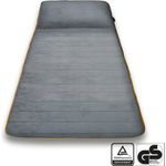 medisana MM 825 Massagematte elektrisch, Ganzkörper, 5 Programme, 4 Massagezonen, Wärmefunktion, Massageauflage mit Fleece-Bezug, Massageliege mit 2 Intensitäten für Rücken, Nacken und Kopf