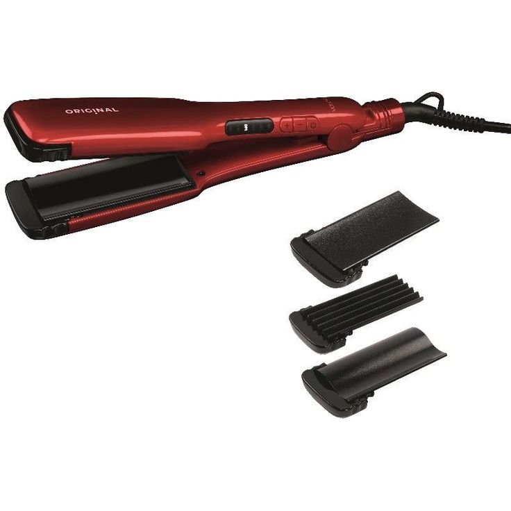 Sinelco 3 in 1 haarglätter rot