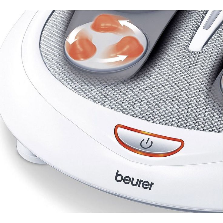 Beurer FM 60 Fußmassagegerät, 18 Massageköpfe, Wärmefunktion, 2 Geschwindigkeiten, durchblutungsfördernde Shiatsu Massage – Bild 5