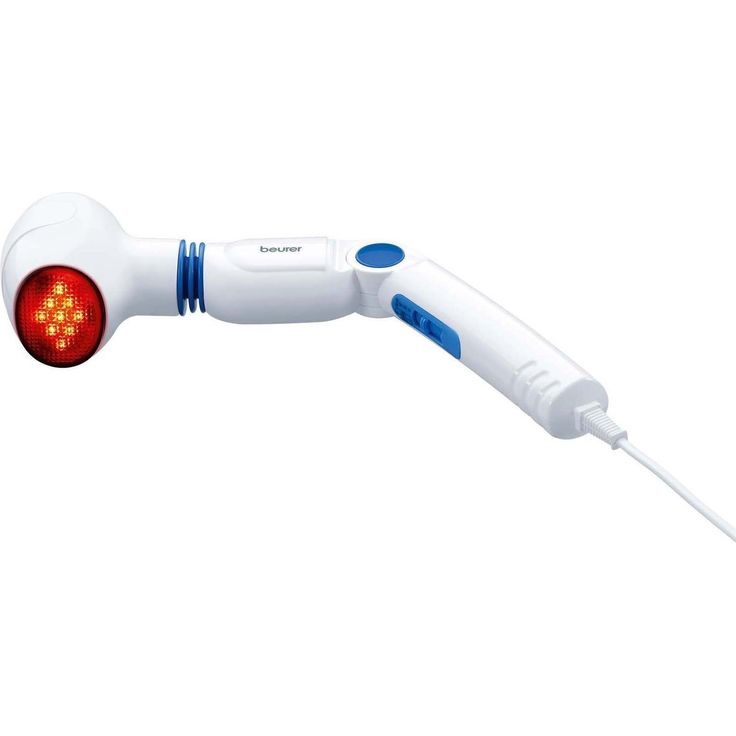 Beurer MG 40 Infrarot-Massagegerät 648.25 einstellbare Intensitätsstufen drehbarer Massagekopf inkl. 4 Aufsätze