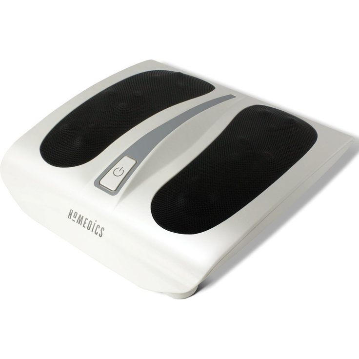 HoMedics Shiatsu Fußmassagegerät - 18 Massageköpfe für eine tiefenwirksame Shiatsu Massage mit Wärmefunktion, gegen müde Füße und Beine, Verbesserung der Durchblutung, Schmerzbehandlung - Weiß – Bild 2