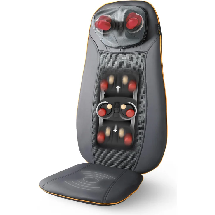 medisana MCN Shiatsu Massageauflage für Rücken und Nacken, Massagesitzauflage mit Spotmassage, Nackenmassage, Wärmefunktion, 3 Intensitäten, Rotlichtfunktion, Fernbedienung – Bild 1