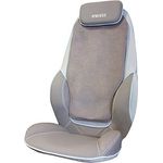 HoMedics Shiatsu Max Rücken- und Schultermassagegerät, Verstellbare Massageauflage, Entspannung für Schulter-, Rücken- und Oberschenkelmuskulatur mit Shiatsu-, Rollen- und Vibrationsmassage mit Wärme