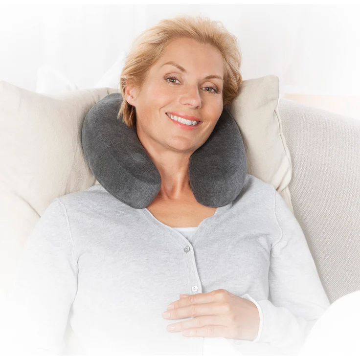 medisana NM 870 Nackenmassagegerät mit Vibrationsmassage, Nackenhörnchen ideal für Zuhause, Büro oder Unterwegs, wohltuend für Nacken und Schulter – Bild 3