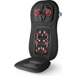 medisana MCN Pro Shiatsu Massageauflage, Massagesitzauflage mit Vibration, Abschaltautomatik, verstellbare Nackenmassage, 3 Intensitäten, Wärmefunktion für Rücken und Nacken