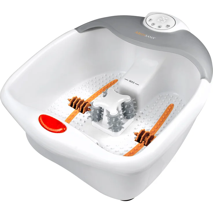 medisana FS 885 Fußsprudelbad mit Fußreflexzonenmassage - elektrisches Fußbad, Wärmefunktion, Vibrationsmassage, Timer-Funktion, Fußbad mit Massage, für große Füße und eine angenehme Fußmassage – Bild 1