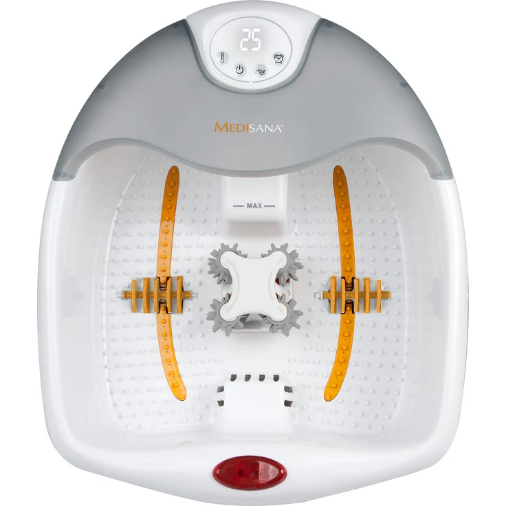 medisana FS 885 Fußsprudelbad mit Fußreflexzonenmassage - elektrisches Fußbad, Wärmefunktion, Vibrationsmassage, Timer-Funktion, Fußbad mit Massage, für große Füße und eine angenehme Fußmassage – Bild 2