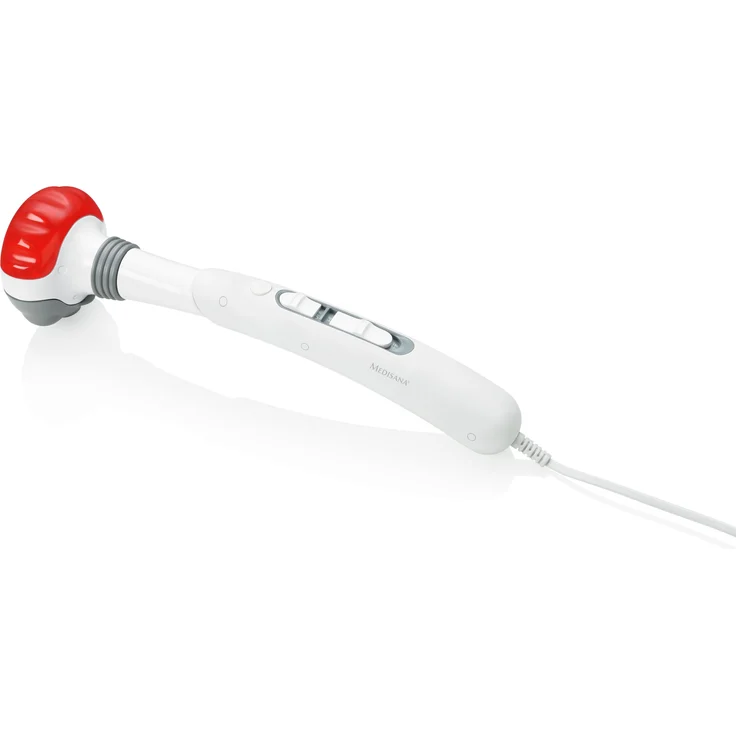 medisana HM 886 Handmassagegerät, elektrisches Rückenmassagegerät, Massagestab mit Vibration, Rotlichtfunktion, Wärmefunktion, 2 Intensitäten für Rücken, Beine, Nacken und Schulter – Bild 1