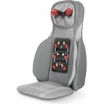 medisana MC 826 Shiatsu Massagesitzauflage, Massageauflage mit Akupressur und Klopfmassage, verstellbare Nackenmassage, 3 Intensitäten, Wärmefunktion für den gesamten Rücken und Nacken