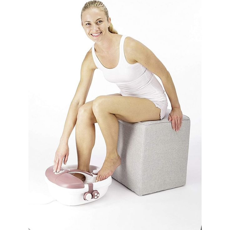 Beurer FB 35 Fußbad mit Vibrations- und Sprudelmassage für Ihre Füße, 41 x 38 x 17 cm – Bild 2