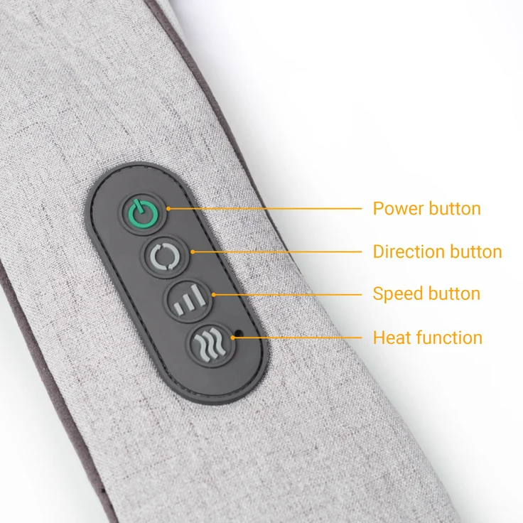 medisana NM 890 Shiatsu-Nackenmassagegerät mit Wärmefunktion, 3 Geschwindigkeiten, 2 Massagearten, Massageerlebnis wie mit Fingern, für Schulter und Nacken – Bild 5