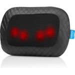 medisana MCG 800 Gel-Massagekissen, Wärmefunktion, 4 rotierende Gel-Massageköpfe, Rotlichtfunktion, mit Stuhlfixierung, für Nacken, Schulter, Rücken und Beine