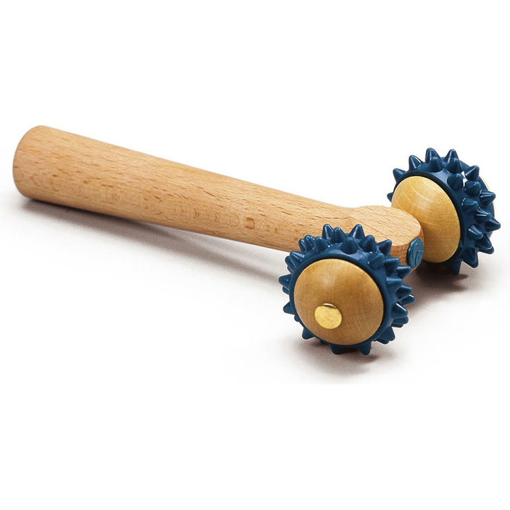 SISSEL Fit-Roller T-Form, Massage Tool Nacken Noppen, 16x9cm