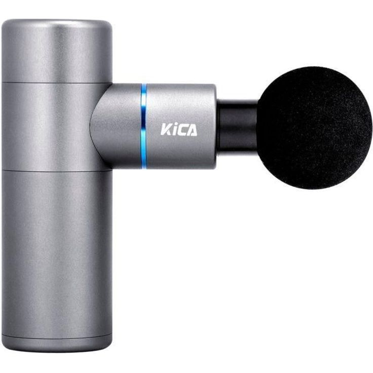Kica Massagepistole für Nacken, Schulter, Rücken, Massagegerät mit 4 Massageköpfen