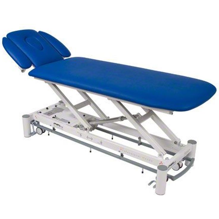 Sport-Tec Therapieliege Massageliege Smart ST4 mit Radhebesystem und Rundumschaltung, blau