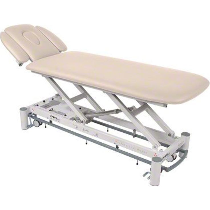 Sport-Tec Therapieliege Massageliege Smart ST4 mit Radhebesystem und Rundumschaltung, Leinen