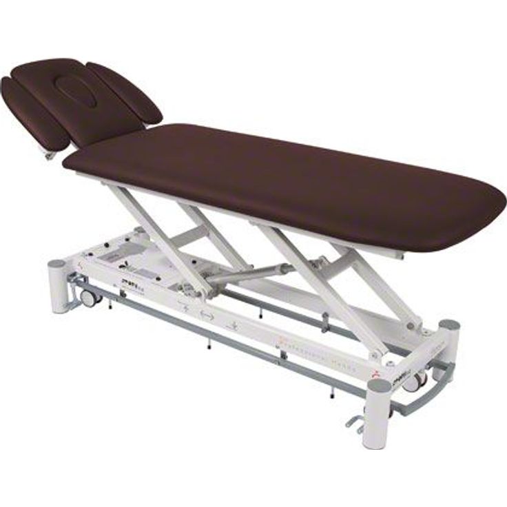 Sport-Tec Therapieliege Massageliege Smart ST4 mit Radhebesystem und Rundumschaltung, Kastanie
