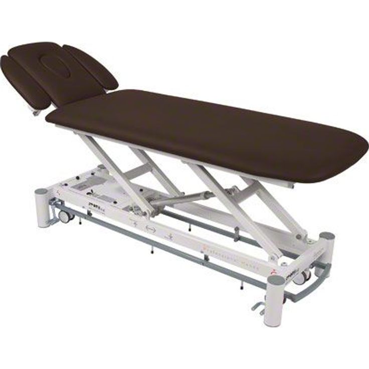Sport-Tec Therapieliege Massageliege Smart ST4 mit Radhebesystem und Rundumschaltung, braun