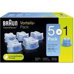 Braun Clean und Renew CCR Kartuschen Reinigungslösung auf alkoholischer Basis Nachfüllpackung 5+1-Pack