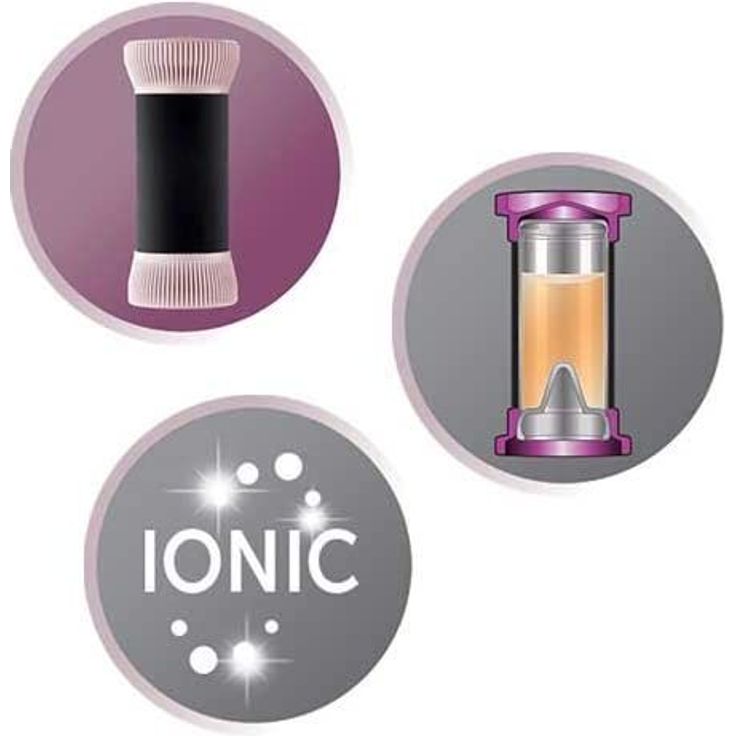 Remington Lockenwickler H5600, aufheizbar, Ionen-Technologie, Wachskern, 3 Größen (20 mm, 23 mm, 27 mm), rosa-schwarz – Bild 3