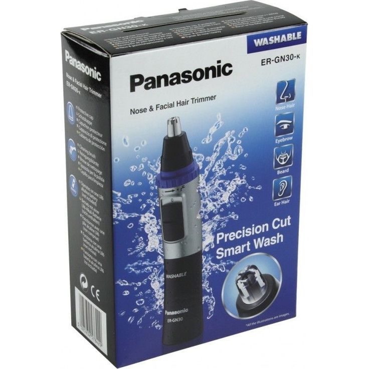 Panasonic Nasen-Ohrhaarschneider ER-GN-30K mit Batteriebetrieb – Bild 2