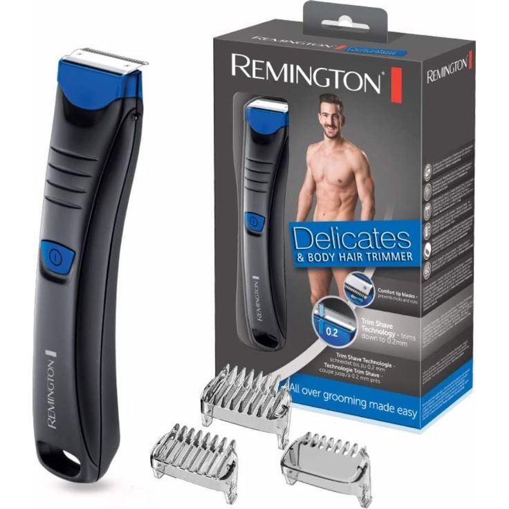 Remington Delicates & Body Hair Trimmer BHT250, Trim-Shave-Technologie, Nass- und Trockenanwendungen, schwarz – Bild 4