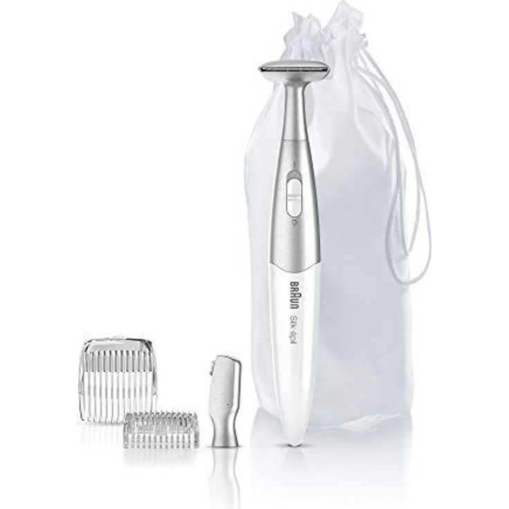Braun Silk-épil Bikinitrimmer FG1100, mit 4 Extras, weiß – Bild 1