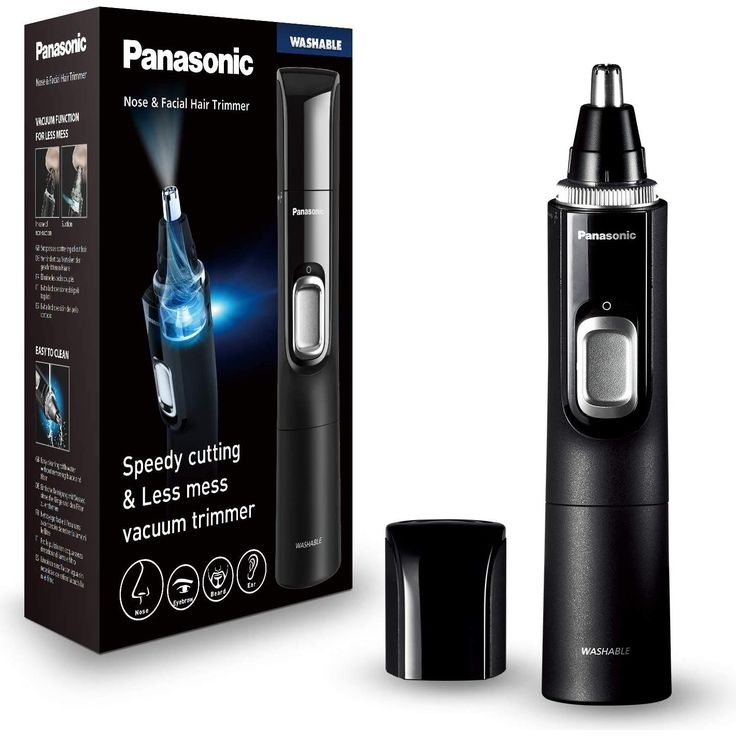 Panasonic ER-GN300 Nasenhaartrimmer, flexibel einsetzbar für Nasenhaare, Ohrenhaare & Augenbrauen, Absaugfunktion – Bild 5