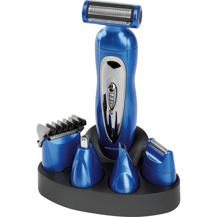 ProfiCare PC-BHT 3015 5in1 Bart-Haarschneider, Rasierer, Body Groomer, Präzisionstrimmer und Nasen-Ohrhaarentferner, Akkubetrieb, Nass-Trockenfunktion