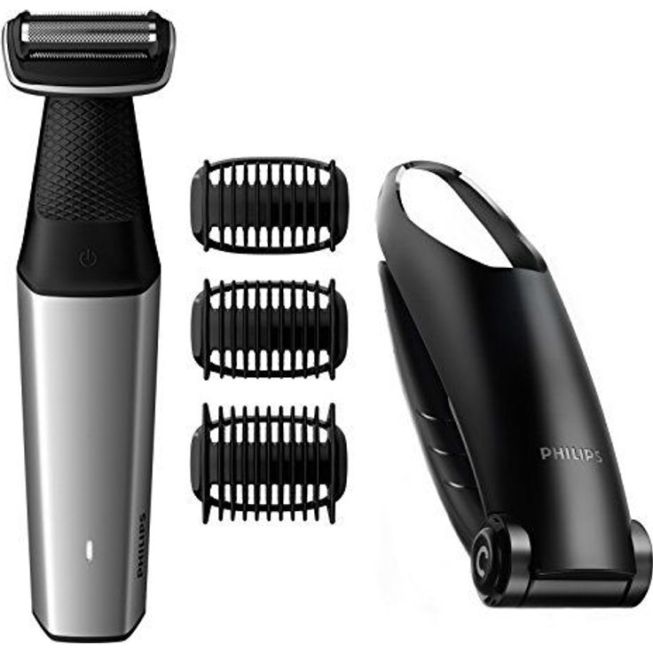 Philips BG5020-15 Bodygroom Series 5000 mit Aufsatz für Rückenhaarentfernung und 3 Kammaufsätzen zum Trimmen – Bild 1