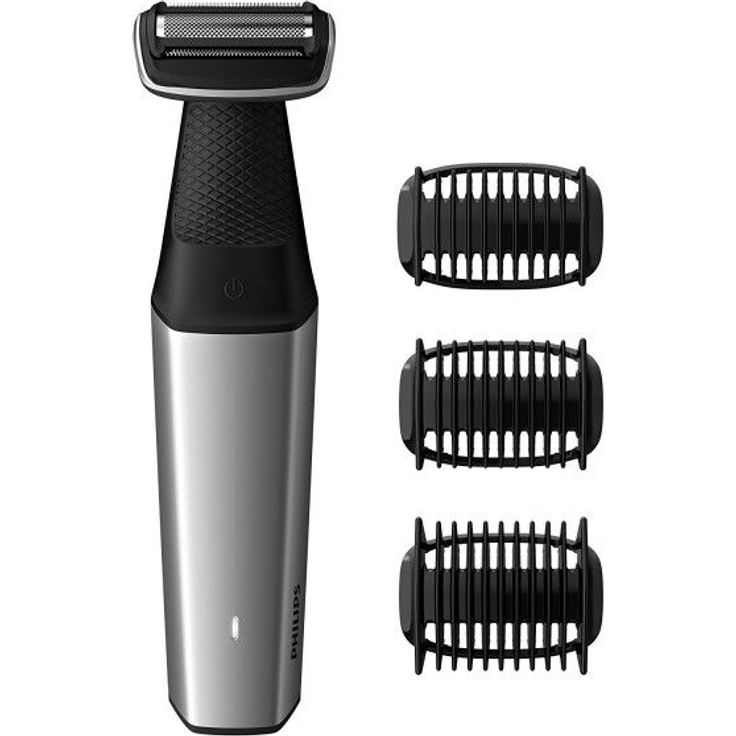 Philips BG5020-15 Bodygroom Series 5000 mit Aufsatz für Rückenhaarentfernung und 3 Kammaufsätzen zum Trimmen – Bild 4