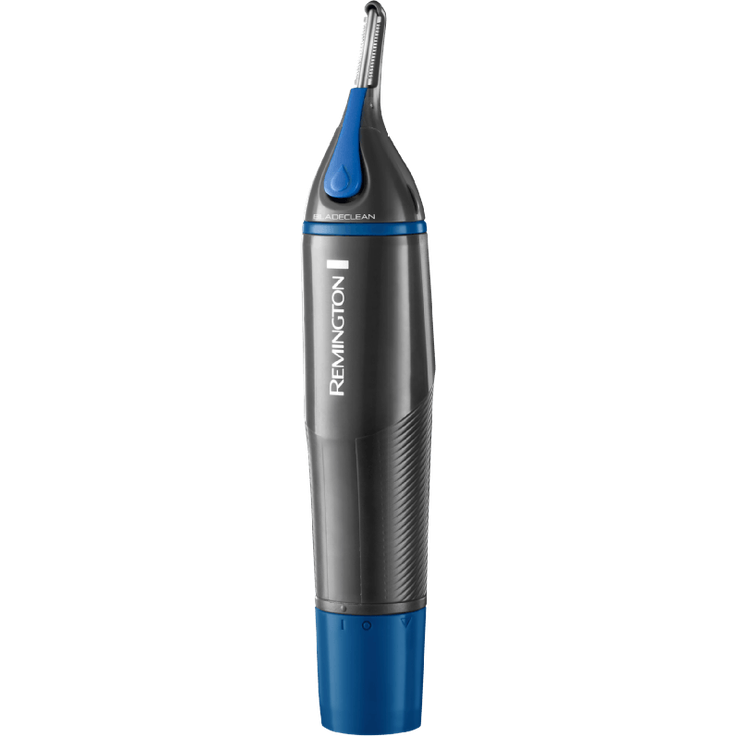 Remington Hygiene Clipper NanoSeries NE3850, Trimmer für Nasen-, Ohren- & Augenbrauenhärchen, Rotationsschneidsystem, grau-blau
