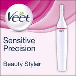Veet Sensitive Precision Beauty Styler Der Präzisions-Trimmer für Gesicht & Körper 1 x Gerät 2 x Aufsätze 2 x Aufsatzkämme