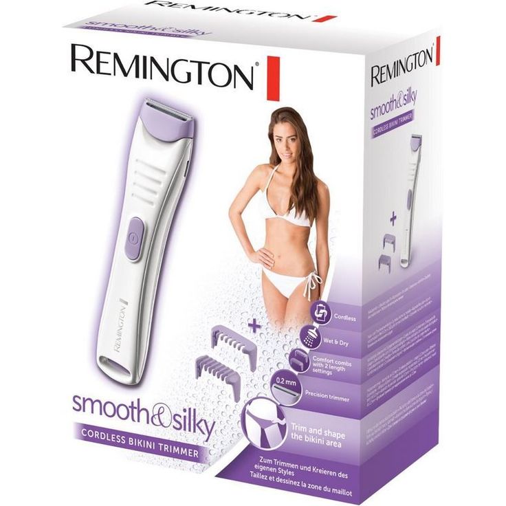 Remington Bikini-Trimmer smooth&silky BKT4000, Präzisionstrimmer für ein exaktes Schneiden, weiß – Bild 3