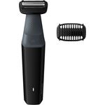 Philips BG3010-15 BodyGroom Series 3000 Haarschneider, schwarz-dunkelgrau 50 Minuten Akkulaufzeit