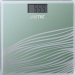 Imetec  Personenwaage, quadratisch, gehärtetes Glas grün