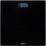 Wenko Personenwaage LCD Schwarz, digitale Körperwaage mit LCD-Display