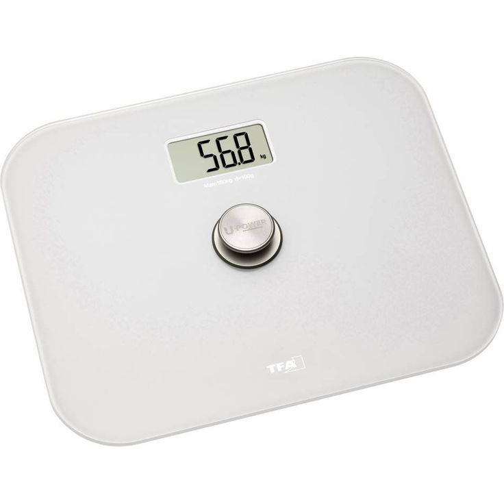 TFA Dostmann Eco Step Personenwaage, Digitalwaage mit 150 kg maximaler Tragkraft