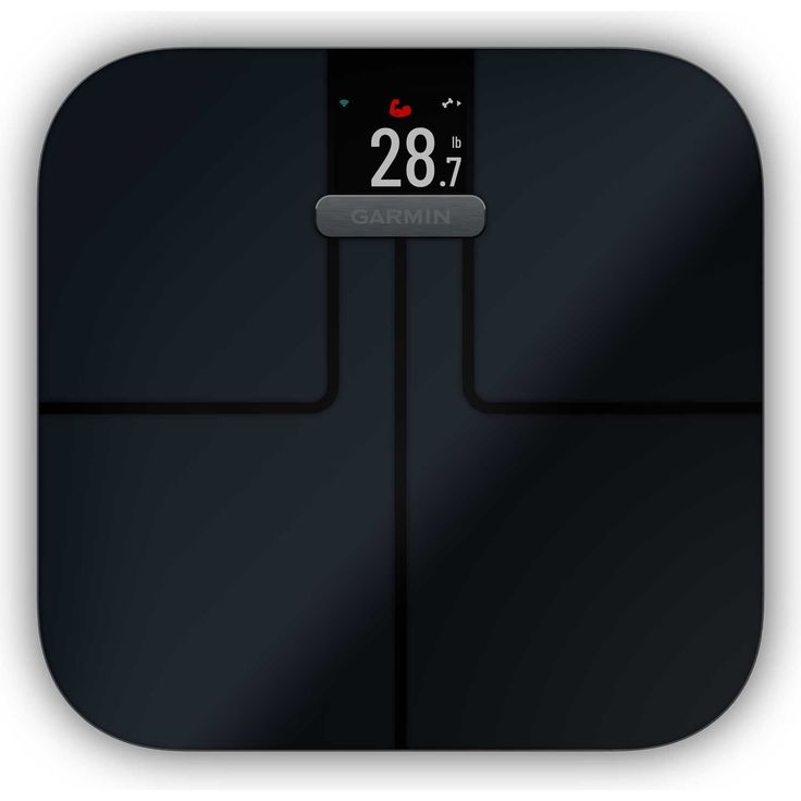 Garmin Index S2 Smart-Waage, schwarz, Körperanalysewaage mit Gewichtstrend-Anzeige, schwarz – Bild 2