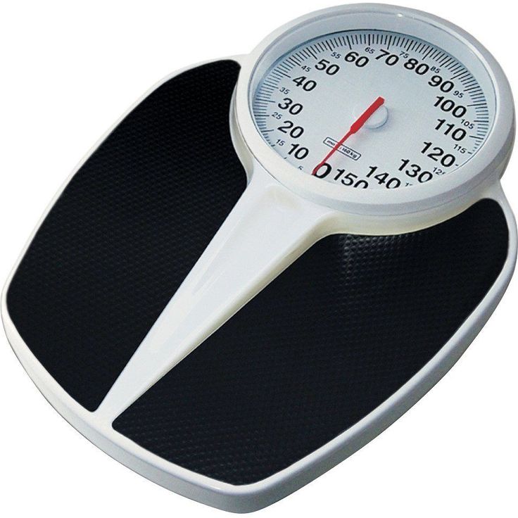 Bischof Personenwaage Doktorwaage, Große rutschfeste Trittfläche, 160kg, schwarz weiß