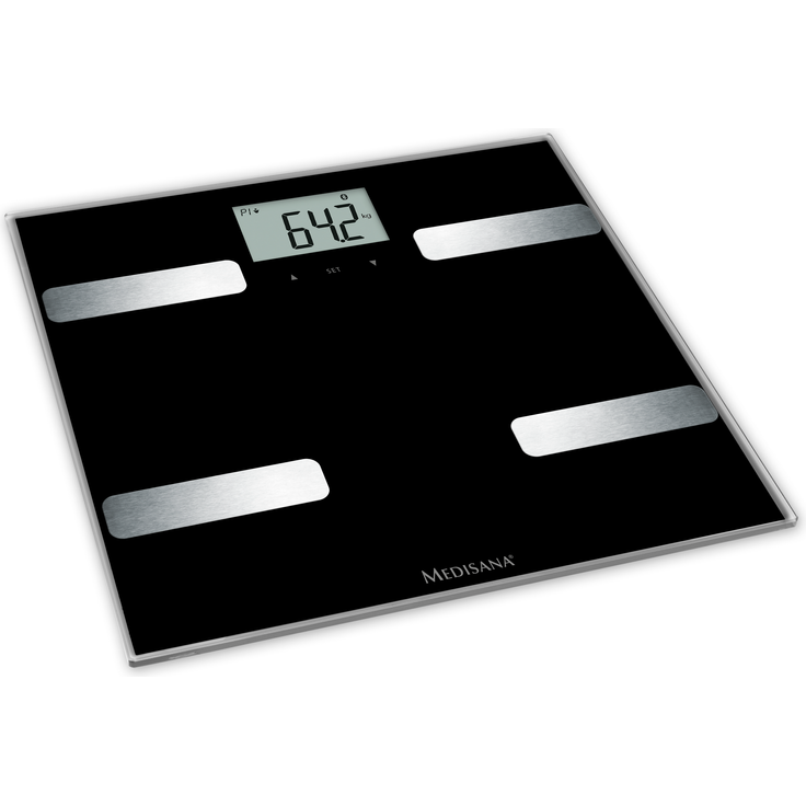medisana BS A41 connect, digitale Körperanalysewaage bis 180kg, Personenwaage zur Messung von Körperfett, Körperwasser, Muskelmasse und Knochengewicht, Körperfettwaage mit Körperanalyse App – Bild 5