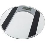 Adler AD 8122 digitale Personenwaage Glas rund