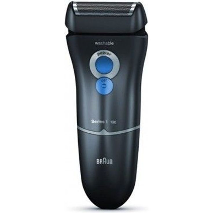 Braun Elektrischer Rasierer 130s-1, schwarz, Netzbetrieb, für Trockenrasur, vibrierende Scherfolien – Bild 1