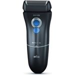Braun Elektrischer Rasierer 130s-1, schwarz, Netzbetrieb, für Trockenrasur, vibrierende Scherfolien