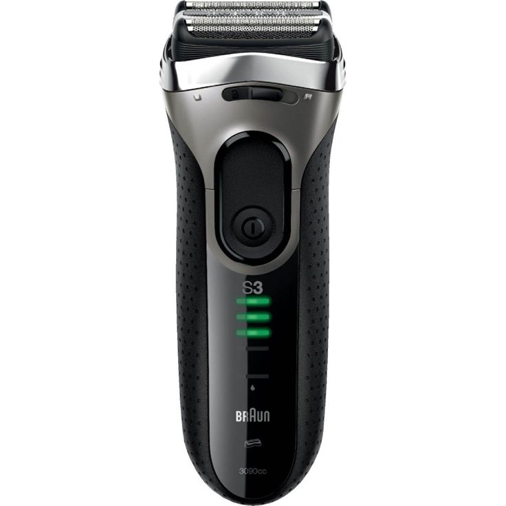 Braun Series 3 3090cc, Trockenrasur, flexible Scherelemente, MicroComb-Technologie, inkl. Reinigungsstation