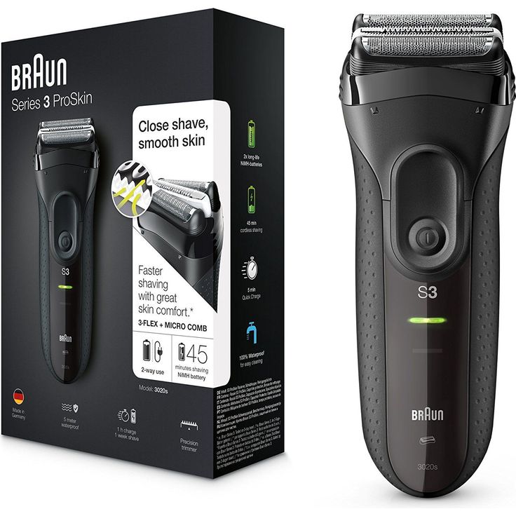 Braun Series 3 3020s ProSkin Herren Rasierer wiederaufladbarer Rasierer Herren, schwarz – Bild 10