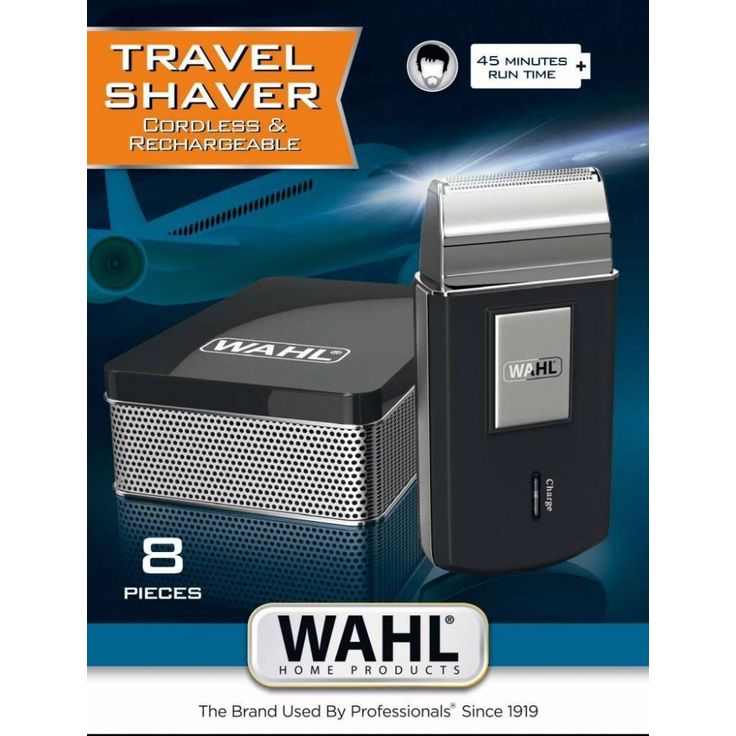 Wahl 03615-1016 elektrischer Rasierapparat Trimmer Schwarz, Silbern – Bild 2