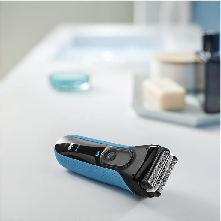 Braun Series 3 3045s ProSkin wet&dry Elektrorasierer, Schwarz-Blau – Bild 3