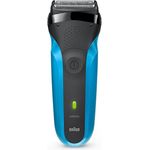 Braun Series 3 310S Wiederaufladbarer Wet&Dry Herren Rasierer, Blau